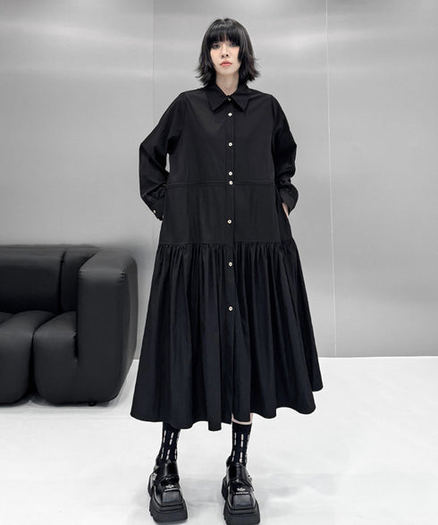 Gathered Switching Dress